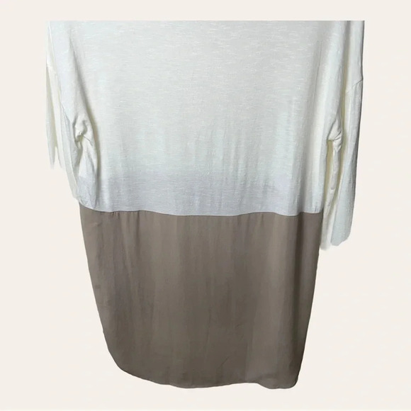 0774. ANTHROPOLOGIE MEADOW RUE LONG SLEEVE TOP COLOR BLOCK SIZE MEDIUM - Picture 10 of 10